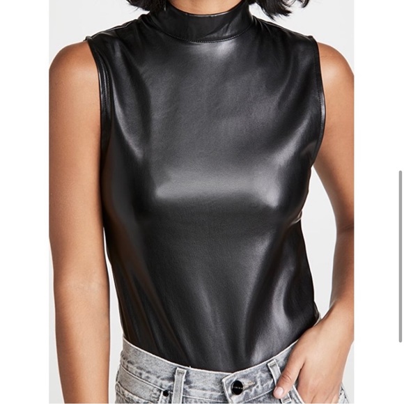 BB Dakota by Steve Madden Tops - BB DAKOTA Faux leather tank top vest NWT